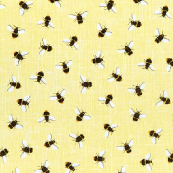 Bees by Timeless Treasures Fabric // 100% cotton // Quilting Fabric // Bee Fabric