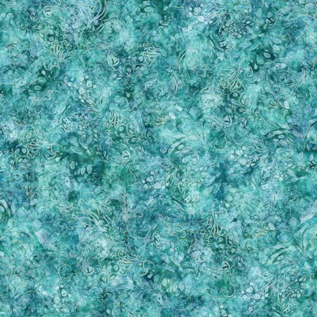 Atlantis Abstract Blender Turquoise by QT Fabrics // Quilting Fabric ...