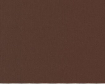 Moda Bella Solids - Moda U Brown // Quilting Cotton // 100% cotton // Moda Fabrics // Solid Fabric