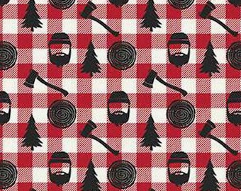 Woodsman Lumberjack Plaid Red by Riley Blake Fabric // Quilting Cotton // Cotton Woven // 100% cotton // Outdoors Fabric