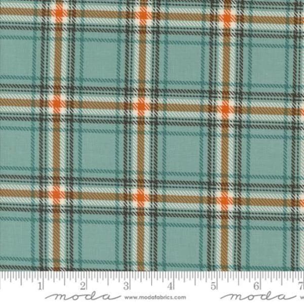 The Great Outdoors Cozy Plaid Sky by Moda Fabrics // Quilting Cotton // Cotton Woven // 100% cotton // Checked Fabric
