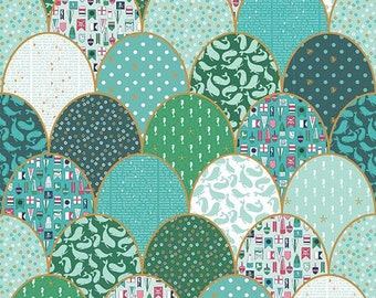Riley Blake Designs Under The Sea Item # C 5967 Quilting Fabric by the panel
