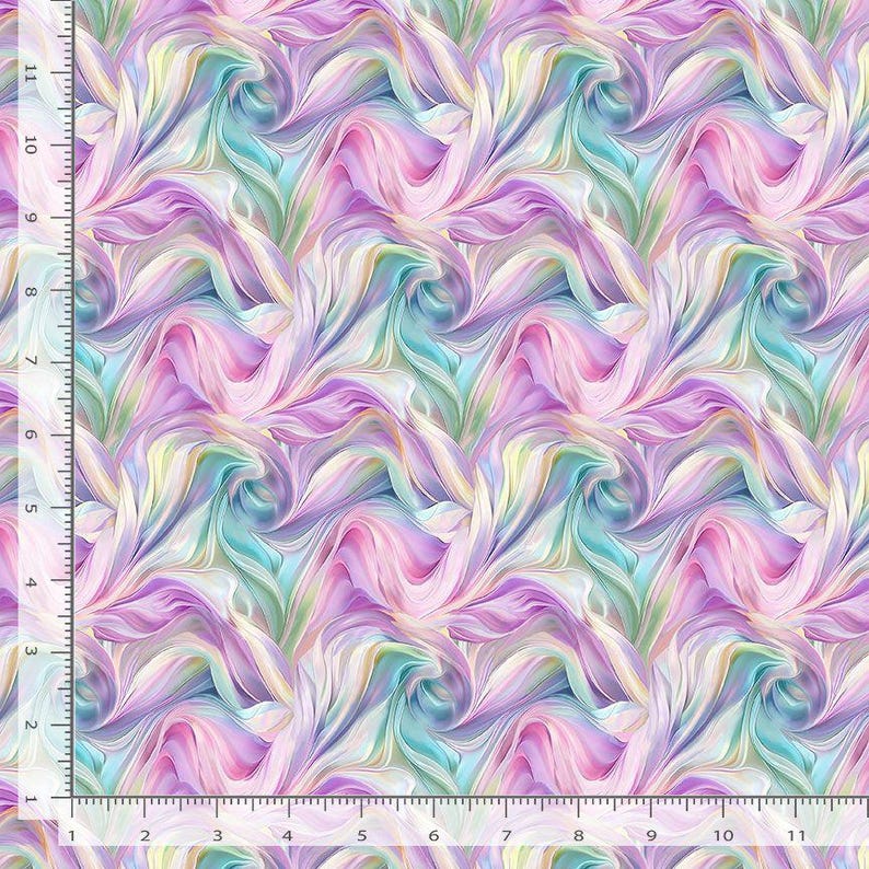 Dragonfly Mist - Satin Texture Soft by Timeless Treasures Fabric // Quilting Cotton // Cotton Woven // 100% cotton // Pastel Blender Fabric image 2