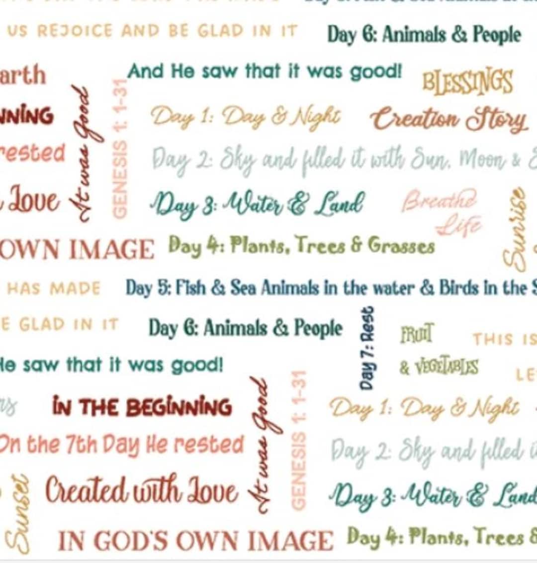 Created With Love Written Ecru by Riley Blake Fabric // Quilting Cotton ...