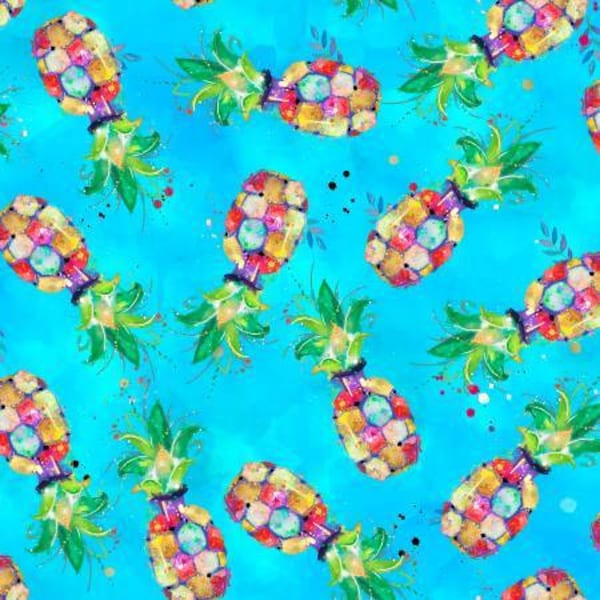Pineapple Fabric Etsy