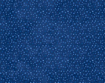 Petite Dots Blue by Wilmington Prints // 100% cotton // Quilting Fabric // Dot Fabric // Blue on Blue