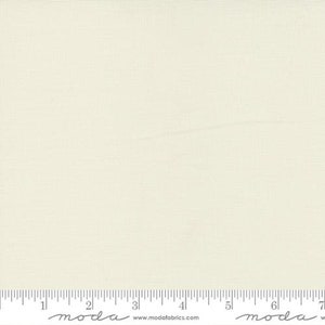 Moda Bella Solids - Porcelain // Quilting Cotton // 100% cotton // Moda Fabrics // Solid Fabric