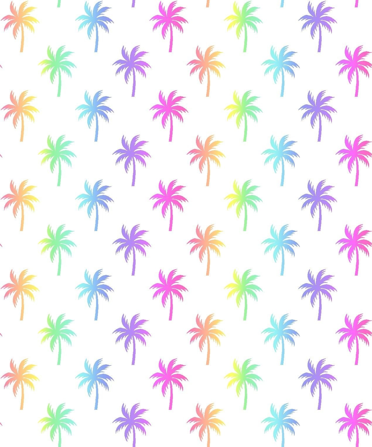 Surfside Multi Color Palm Trees by Freckle & Lollie Fabric // Quilting Cotton // Cotton Woven // 100% cotton // Beach Fabric