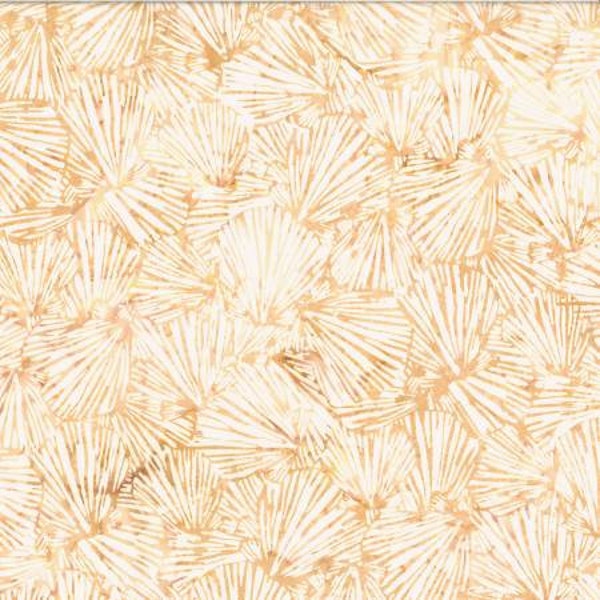 Hoffman Batiks Seashell Bali Batik // Quilting Fabric // 100% Cotton // Geometric Fabric // Foundation Batik