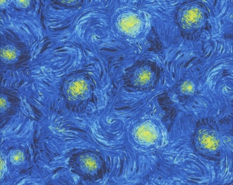Starry Swirling Texture Sky by Timeless Treasures Fabrics // Quilting Cotton // Cotton Woven // 100% cotton // Art-Inspired Fabric