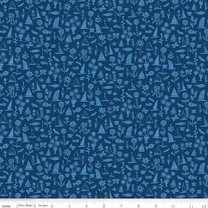 Riveria Sealife A by Liberty Fabrics // 100% cotton // Quilting Fabric // Beach Fabric