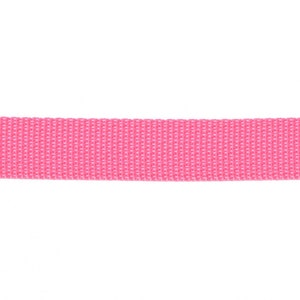May include: A pink woven webbing strap.