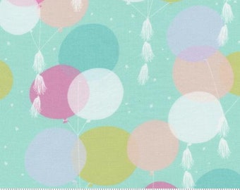 Soiree - Jumbo Balloons Splash // Quilting Cotton // 100% cotton // Moda Fabrics // Party Fabric // Birthday Fabric