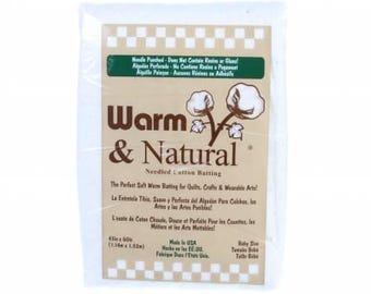 The Warm Company 100% Cotton Batting Baby Size 45"x60"