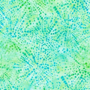Robert Kaufman Batiks - Seashore Bubbles Seafoam // Quilting Fabric // 100% Cotton // Batik Fabric