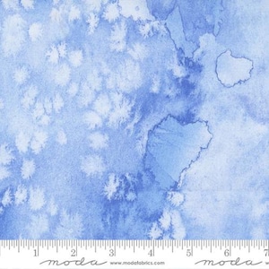 Eufloria Sky Watercolor by Moda Fabrics // Quilting Cotton // Cotton Woven // 100% cotton // Blue Fabric