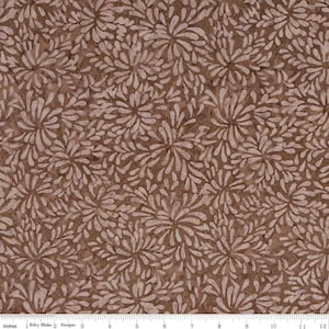 Expressions Batiks Tjaps Nutmeg by Riley Blake Fabrics // Quilting Fabric // 100% Cotton // Brown and Pink Batik