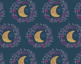 Lunar Illusion Flame by Art Gallery Fabric // Quilting Cotton // Cotton Woven // 100% cotton // Moon Fabric
