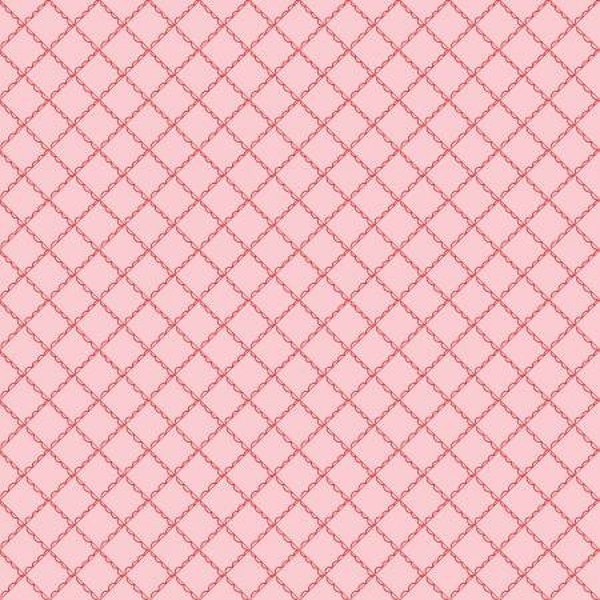 Simple Goodness Pink Ruffle Plaid by Riley Blake Fabric // Quilting Cotton // Cotton Woven // 100% cotton // Valentine's Fabric