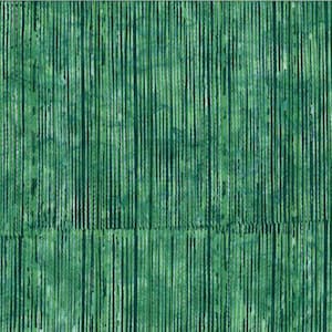 Hoffman Batiks Aventurine Bali Batik // Quilting Fabric // 100% Cotton // Striped Fabric // Green Batik