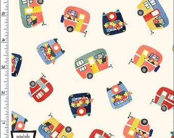 Michael Miller Camper Fabric // Quilting Cotton // Cotton Woven // 100% cotton // RV Fabric