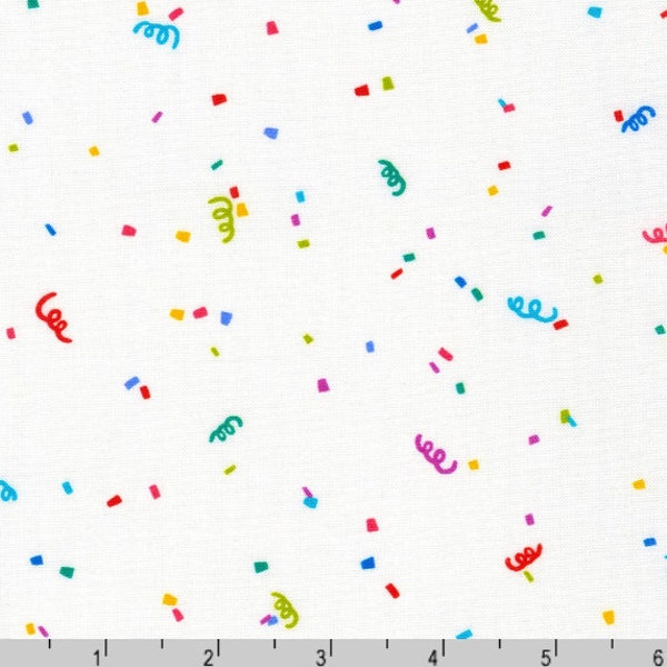 ABC Dance - Confetti by Robert Kaufman Fabrics // Quilting Cotton // 100% cotton // Party Fabric // Birthday Fabric