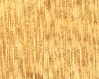 Hoffman Batiks Striped Sahara Bali Batik // Quilting Fabric // 100% Cotton // Gold Fabric