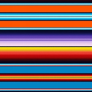 Elizabeth's Studio Serape Orange Fabric // Quilting Cotton // Cotton Woven // 100% cotton // Southwestern Fabric