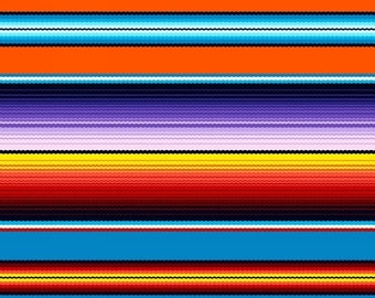 Elizabeth&#39;s Studio Serape Orange Fabric // Quilting Cotton // Cotton Woven // 100% cotton // Southwestern Fabric