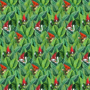 Somebunny to Love - My Gnomies by Dear Stella Fabric // Quilting Cotton // Cotton Woven // 100% cotton // Cat Fabric