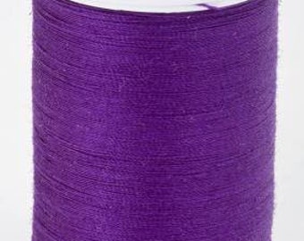 May include: A spool of purple all-purpose thread. The white top of the spool has the text "Dual Duty XP" and "250 yds." The thread is tightly wound around the spool, ready for sewing projects.