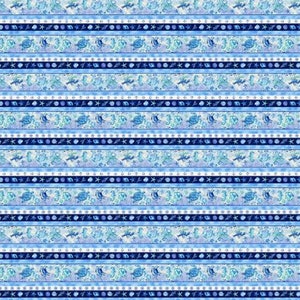 The Sea is Calling Stripe by Studio E Fabrics // Quilting Fabric // 100% Cotton // Nautical Fabric