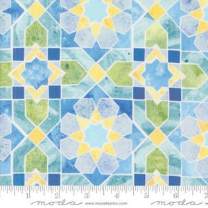 Sunshine and Blue Skies - Mosaic Sky // Quilting Cotton // 100% cotton // Moda Fabrics // Geometric Fabric