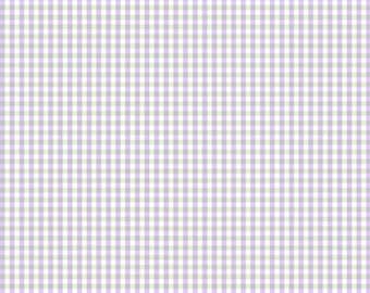 New Traditional - Brooke - Lavender by Freespirit Fabrics // 100% cotton // Quilting Fabric // Lavender Gingham Blender // Purple Plaid