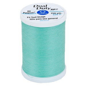 Seafoam Dual Duty XP Polyester Thread 250yds #S9105845 Coats & Clark All Purpose Thread