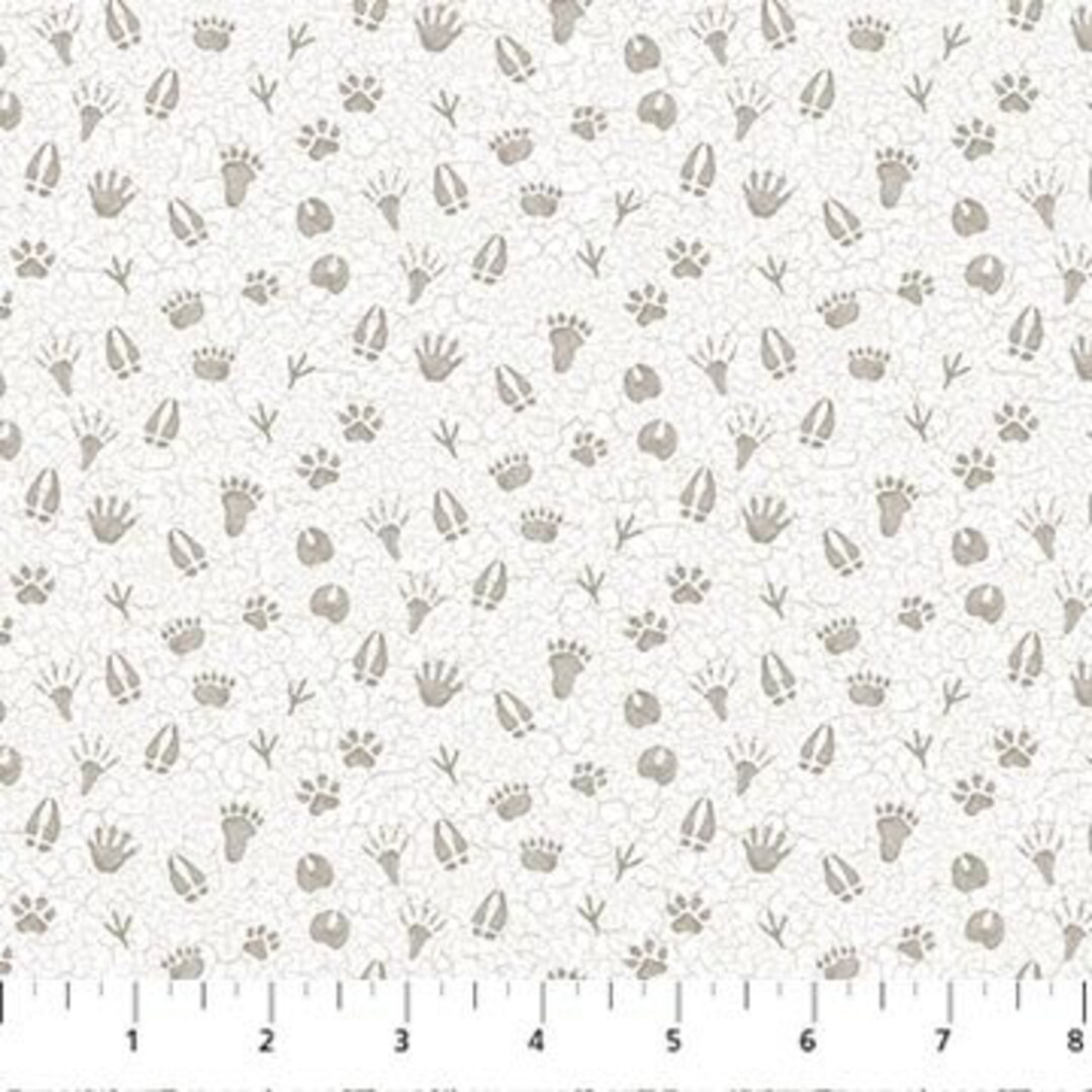 Woodland Adventures Paw Prints by Northcott Fabrics // Quilting Cotton