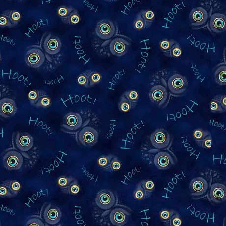 Opulent Owls Hoot & Owl Eyes by QT Fabrics // Quilting Cotton // Cotton Woven // 100% cotton // Wildlife Fabric
