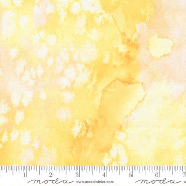 Eufloria Canary Watercolor by Moda Fabrics // Quilting Cotton // Cotton Woven // 100% cotton // Yellow Fabric