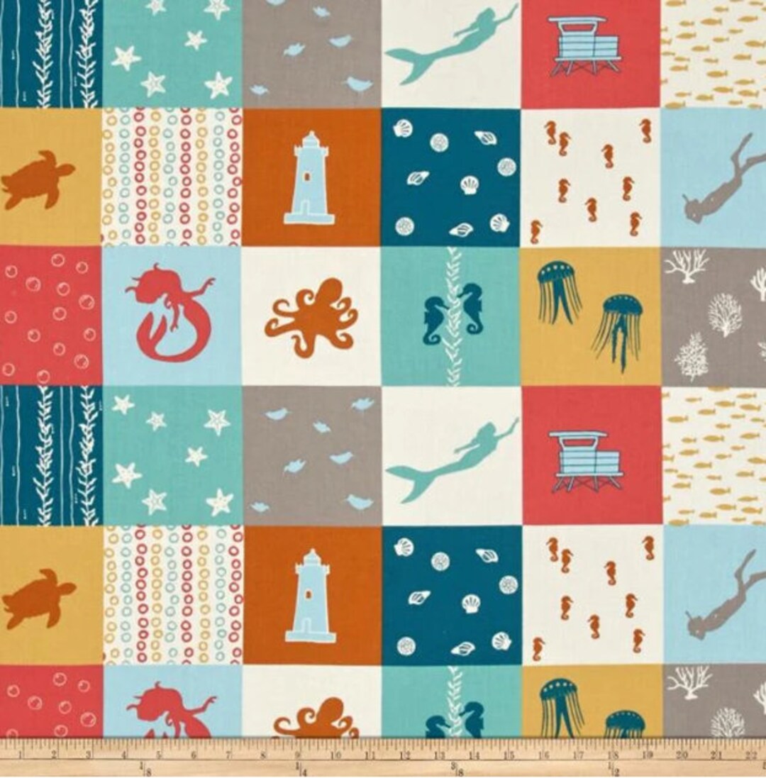 Beyond the Sea Patch by Birch Fabrics // Quilting Cotton // Cotton ...
