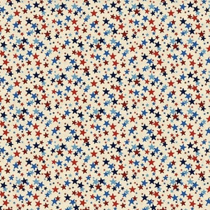 Star Spangled USA Mini Stars by Timeless Treasures Fabric // Quilting Cotton // Cotton Woven // 100% cotton // Patriotic Fabric