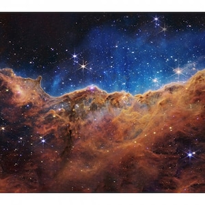 The Hidden Universe Carina Nebula Fire and Ice by RJR Fabrics // Quilting Cotton // Cotton Woven // 100% cotton // Outer Space Fabric