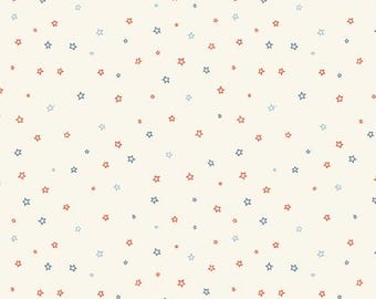 Bloomin' Americana - Free to Sparkle by Art Gallery Fabric // Quilting Cotton // Cotton Woven // 100% cotton // Patriotic Star Fabric