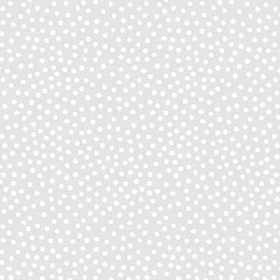 White Hot Connect the Dots by Michael Miller Fabrics // 100% cotton // Quilting Fabric // Dot Fabric // White on White