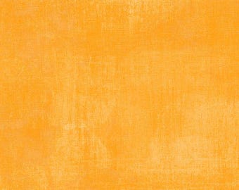 Wilmington Essentials Goldenrod Dry Brush // Quilting Cotton // 100% cotton // Distressed Fabrics // Grunge Fabric // Orange Blender