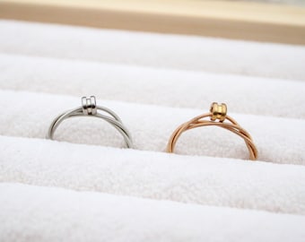 Guitar String Ring | Recycled Music Jewelry | Gifts for Guitarist | Valentines Rings
