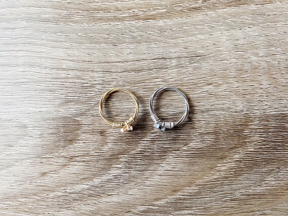 Gold or Silver Ring Hematite Star Jewellery Gold Star Star Stacking Ring Hematite Jewellery Silver Star Star Jewellery Handmade Ring