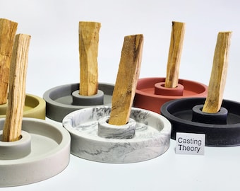 Palo Santo Holder, Concrete Palo Santo Burner, Minimalist, Incense Burner for Palo Santo Wood or Scented Incense