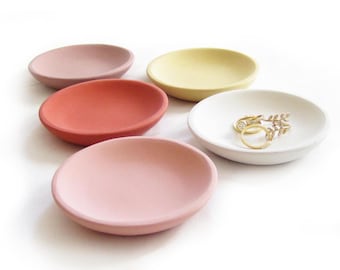 Concrete Trinket Dish, Jewelry Dish, Ring Dish, Ring Bowl, Wedding Ring Dish, Jewelry Storage, Catchall, Valentines Gift