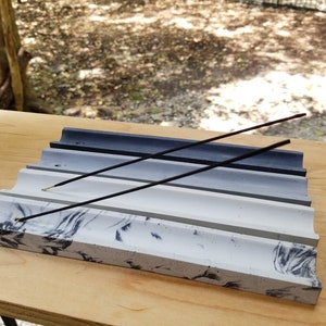 Incense Holder, Long Concrete Incense Burner , Concrete Incense Holder , Modern Cement Incense Stick Holder