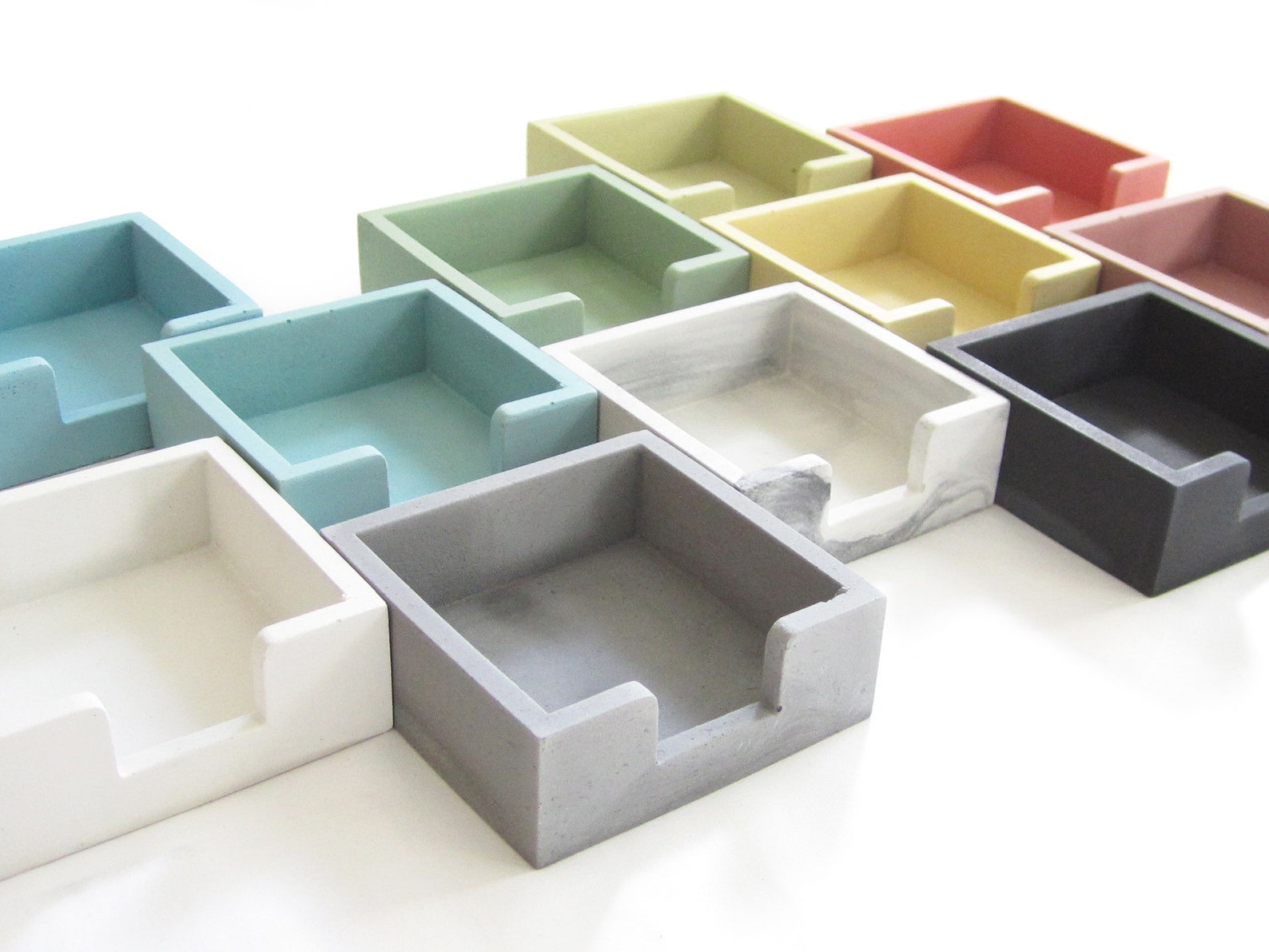 Sticky Note Holder Post It Holder Desk Accessories Etsy